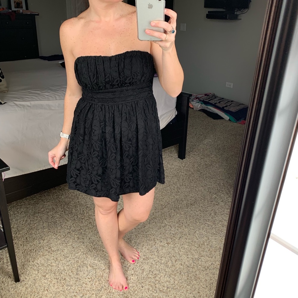 Forever 21 strapless dress.